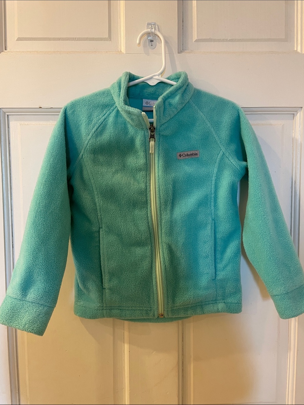 Columbia Teal Full-Zip Fleece Jacket